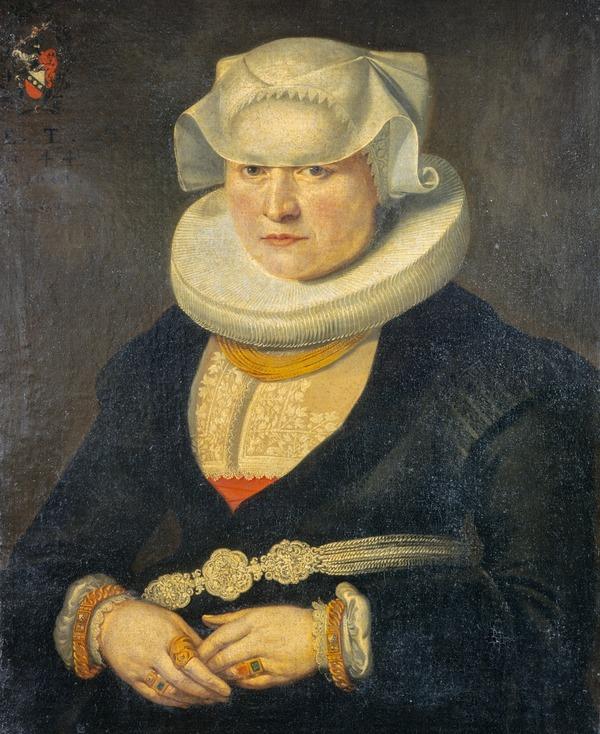 Elisabeth Locher, Mrs Hans Konrad Heidegger (1616 - 1673) by Conrad Meyer