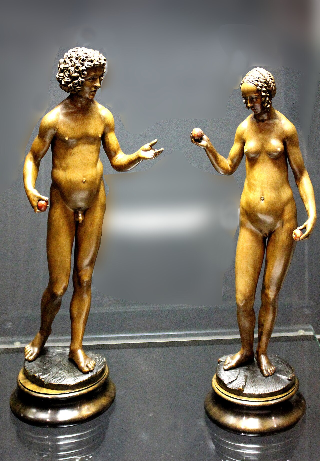 Adam and Eve by Conrat Meit