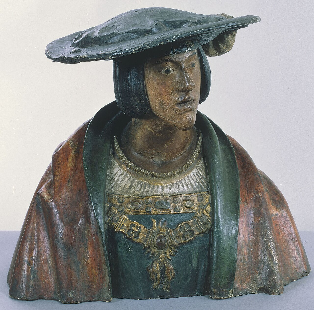 Bust of Charles V by Conrat Meit