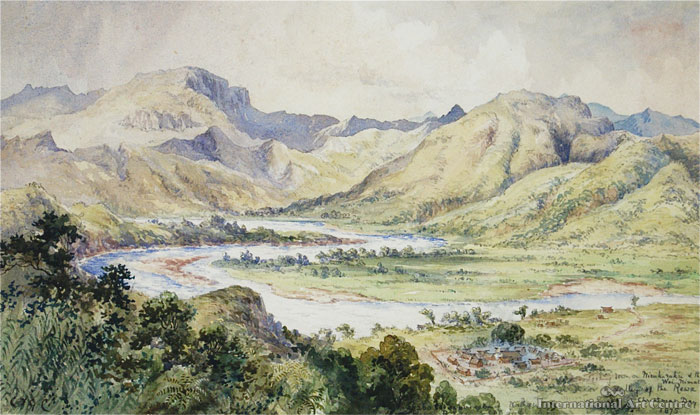 Nairukuruku Village on Wainimala River, Fiji by Constance Gordon-Cumming