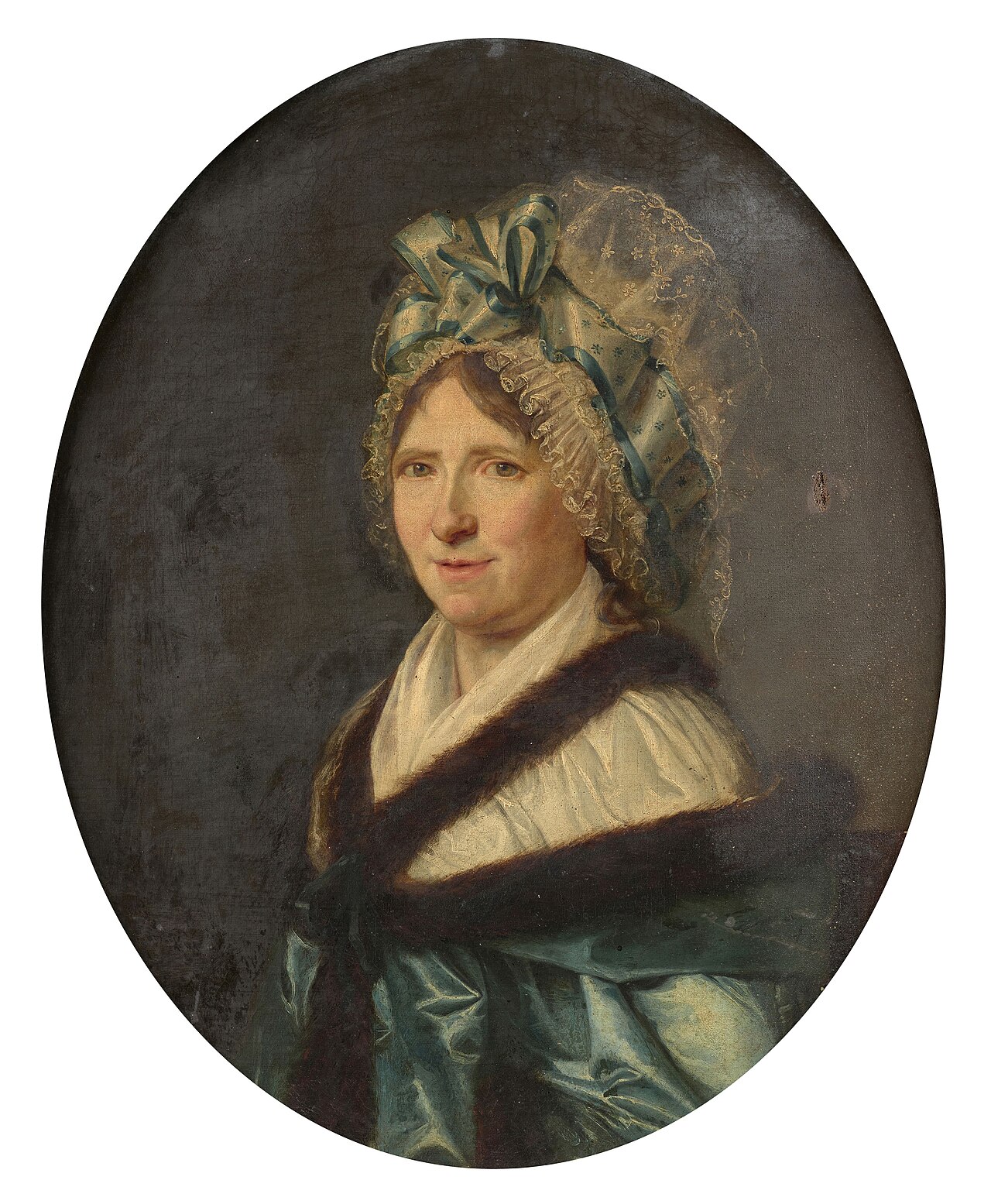 Portrait of Angélique Blondelu, née Debacq, the artist's mother by Constance Marie Charpentier
