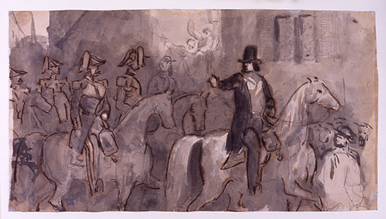 Drawing by Constantin Guys