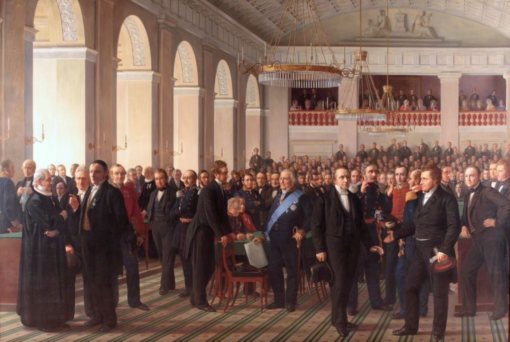 The Danish Constituent Assembly by Constantin Hansen