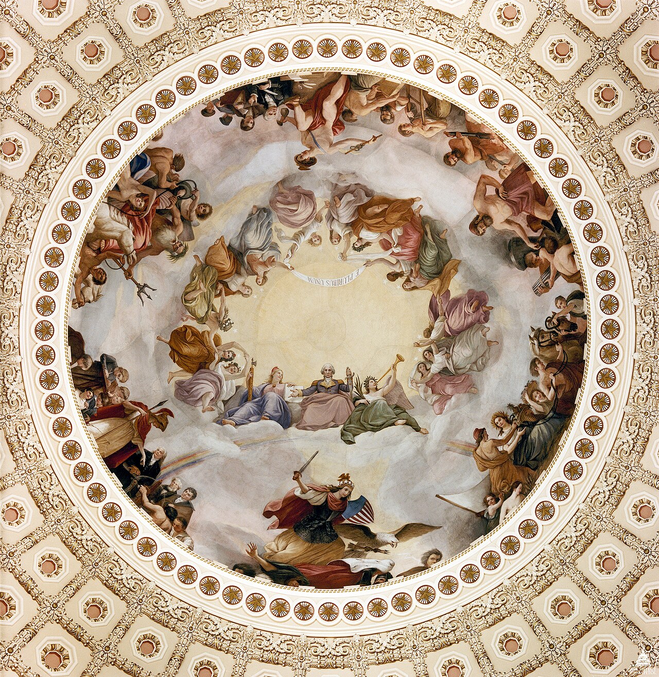 The Apotheosis of Washington by Constantino Brumidi