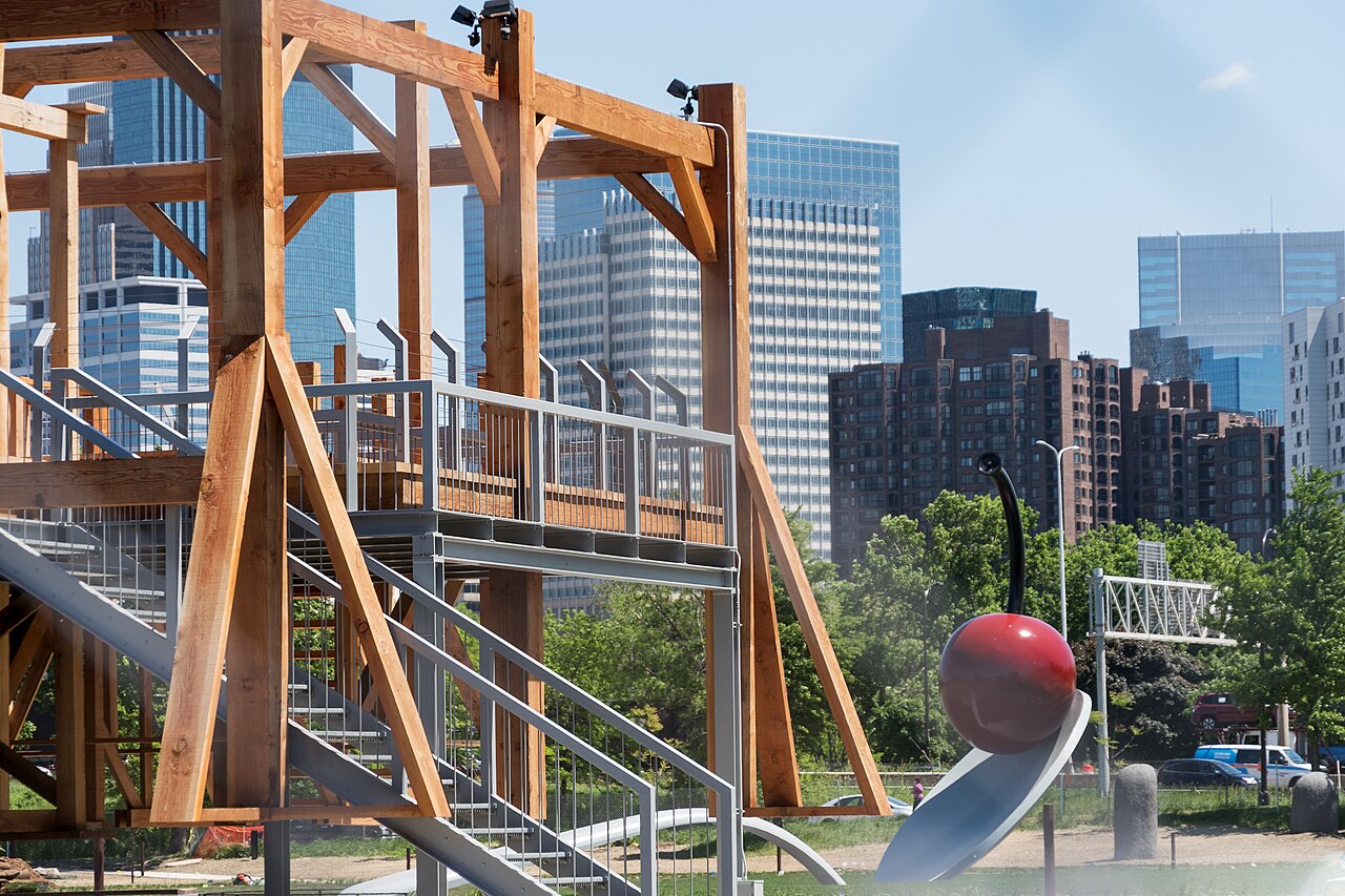 Spoonbridge and Cherry by Coosje van Bruggen