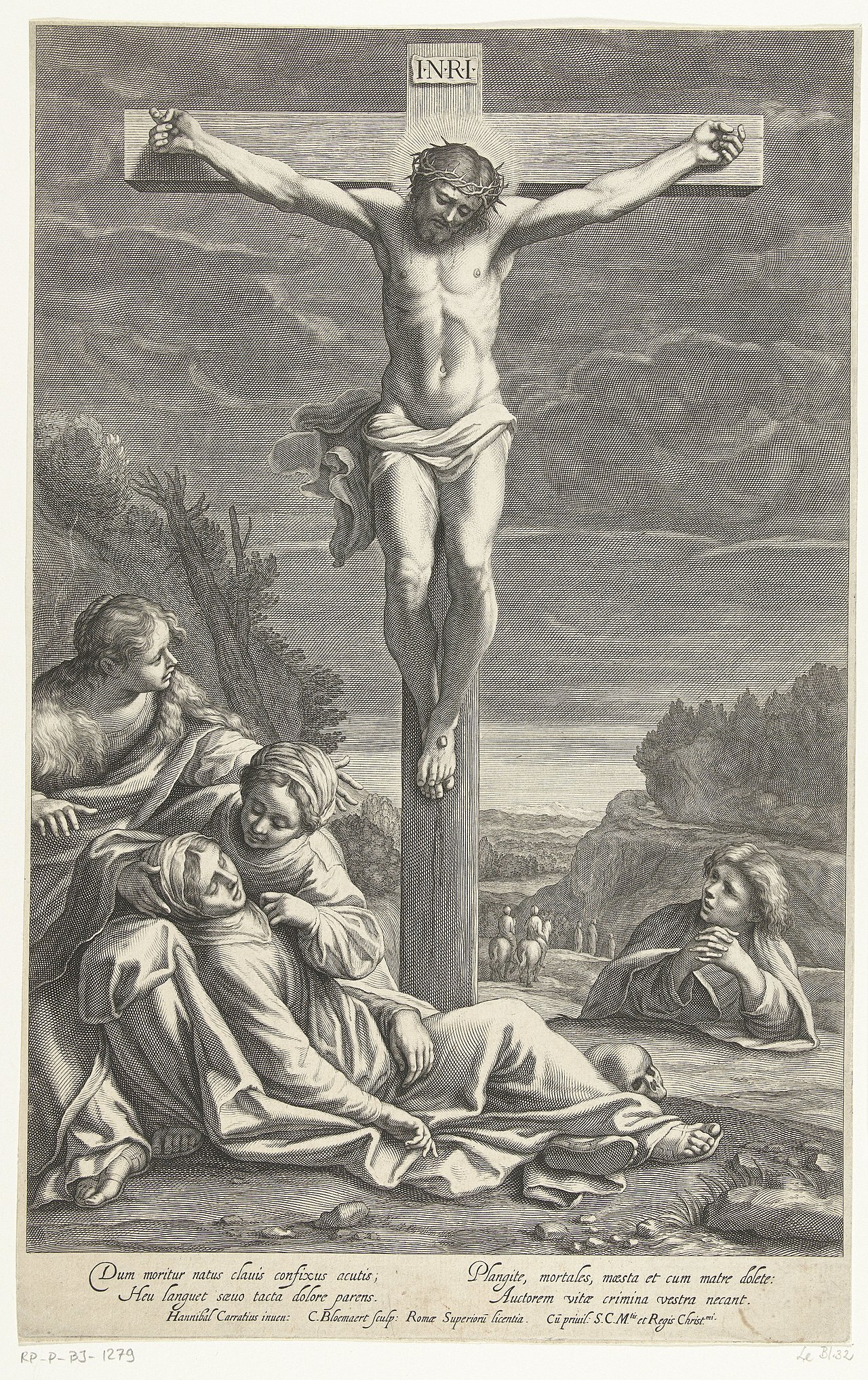 Crucifixion by Cornelis Bloemaert