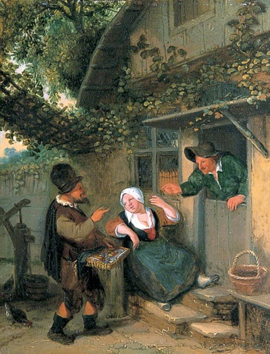 The Pedlar by Cornelis Dusart