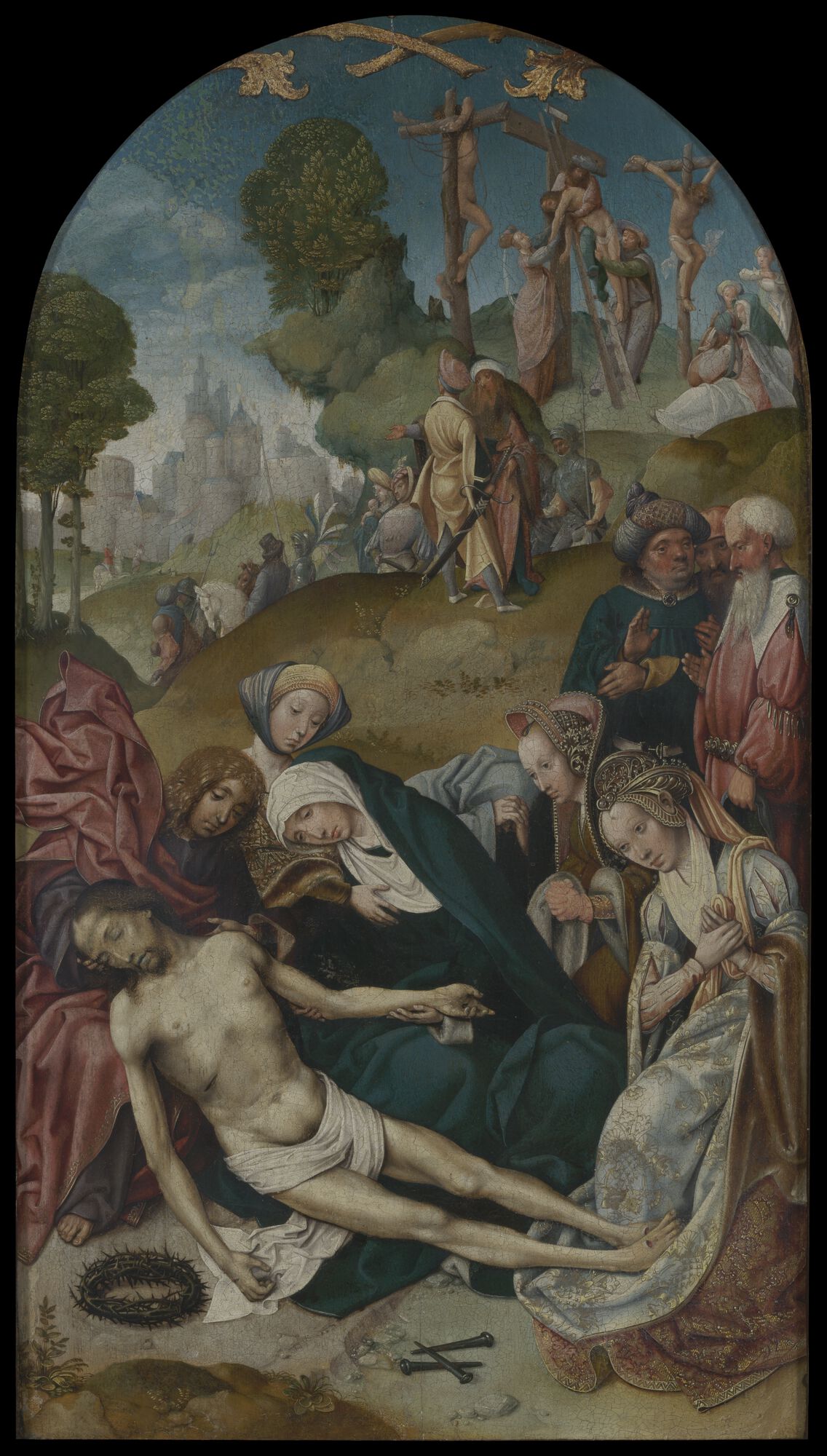 The Lamentation of Christ by Cornelis Engebrechtsz.