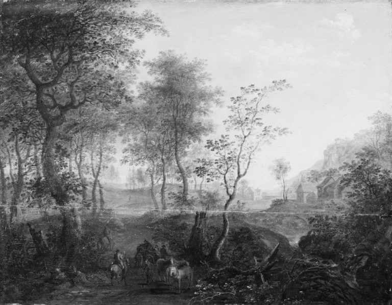 Landscape by Cornelis Huysmans