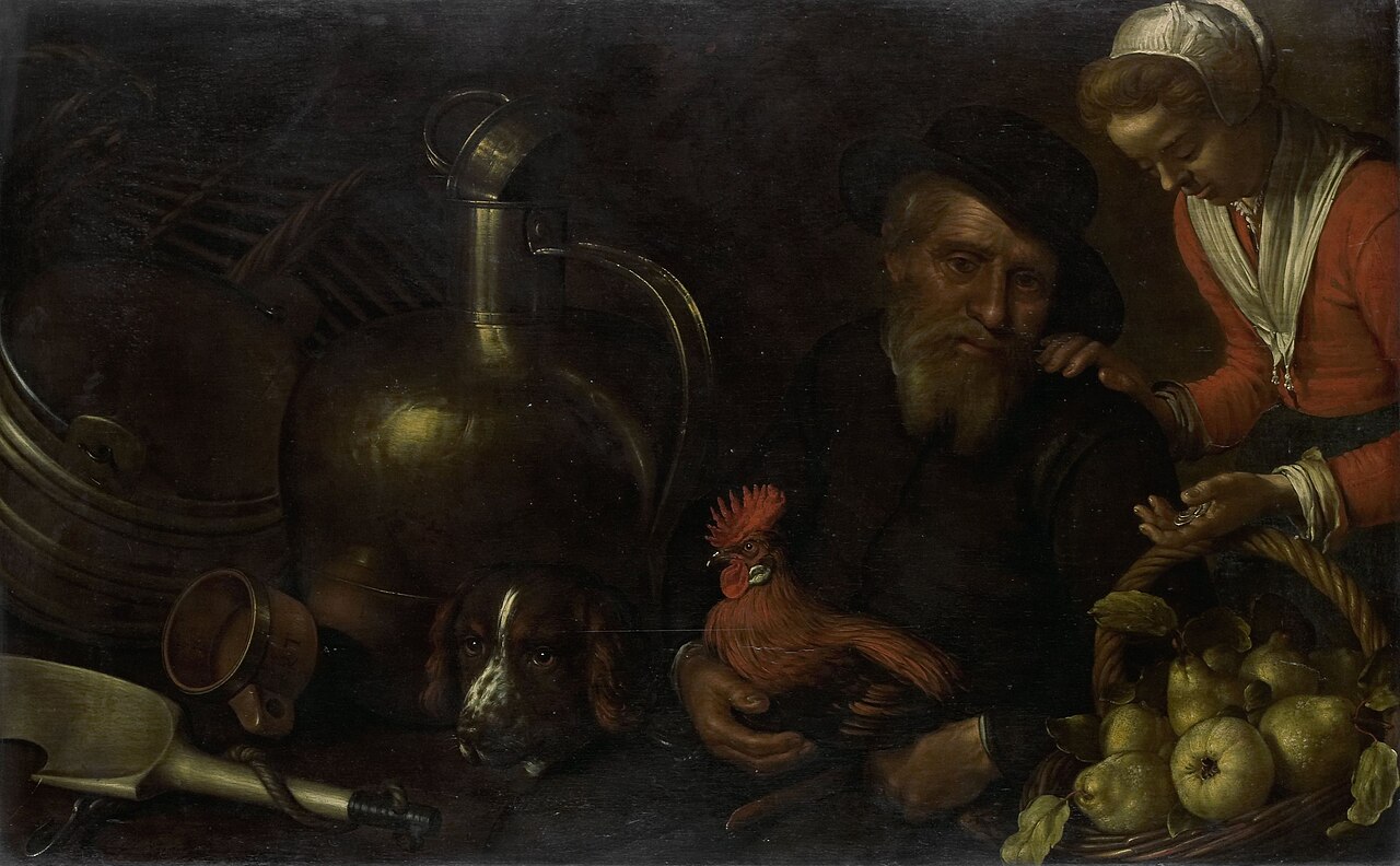Poultry Merchant by Cornelis Jacobsz Delff