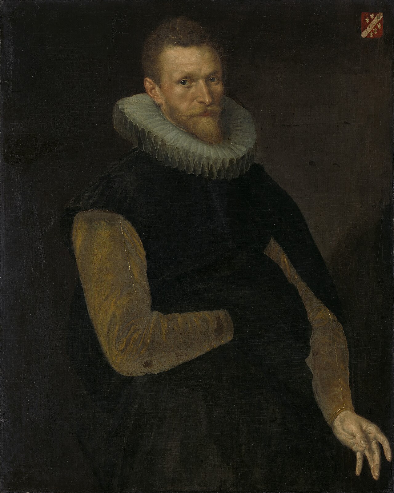 Portrait of Jacob Cornelisz Banjaert, called van Neck (1564-1638). Admiral & mayor of Amsterdam by Cornelis Ketel