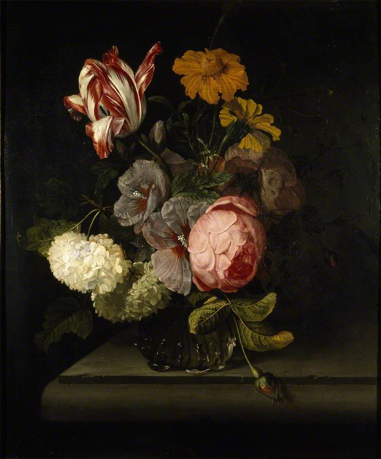 A Vase of Flowers by Cornelis Kick