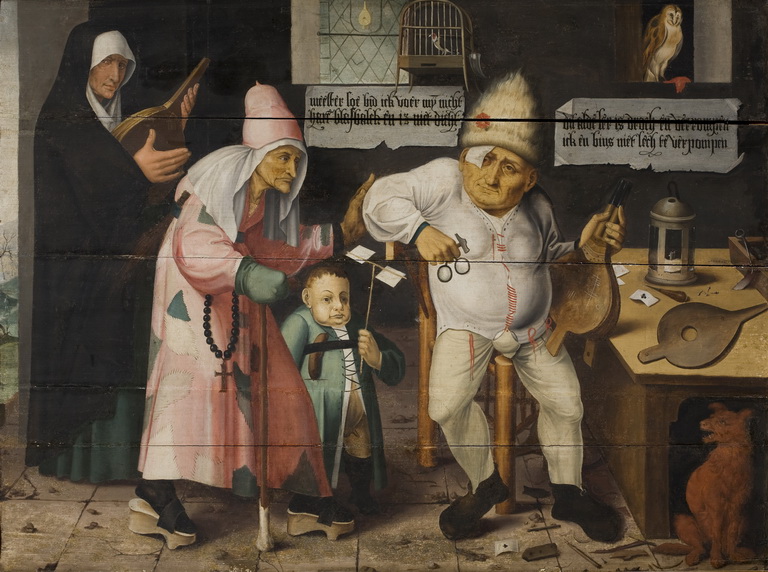 The bellows repairer by Cornelis Massijs
