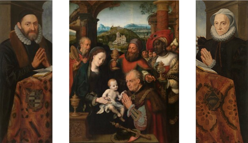 Epitaph of Lodewijk Clarys and his Wife Marie le Batteur by Cornelis van Cleve