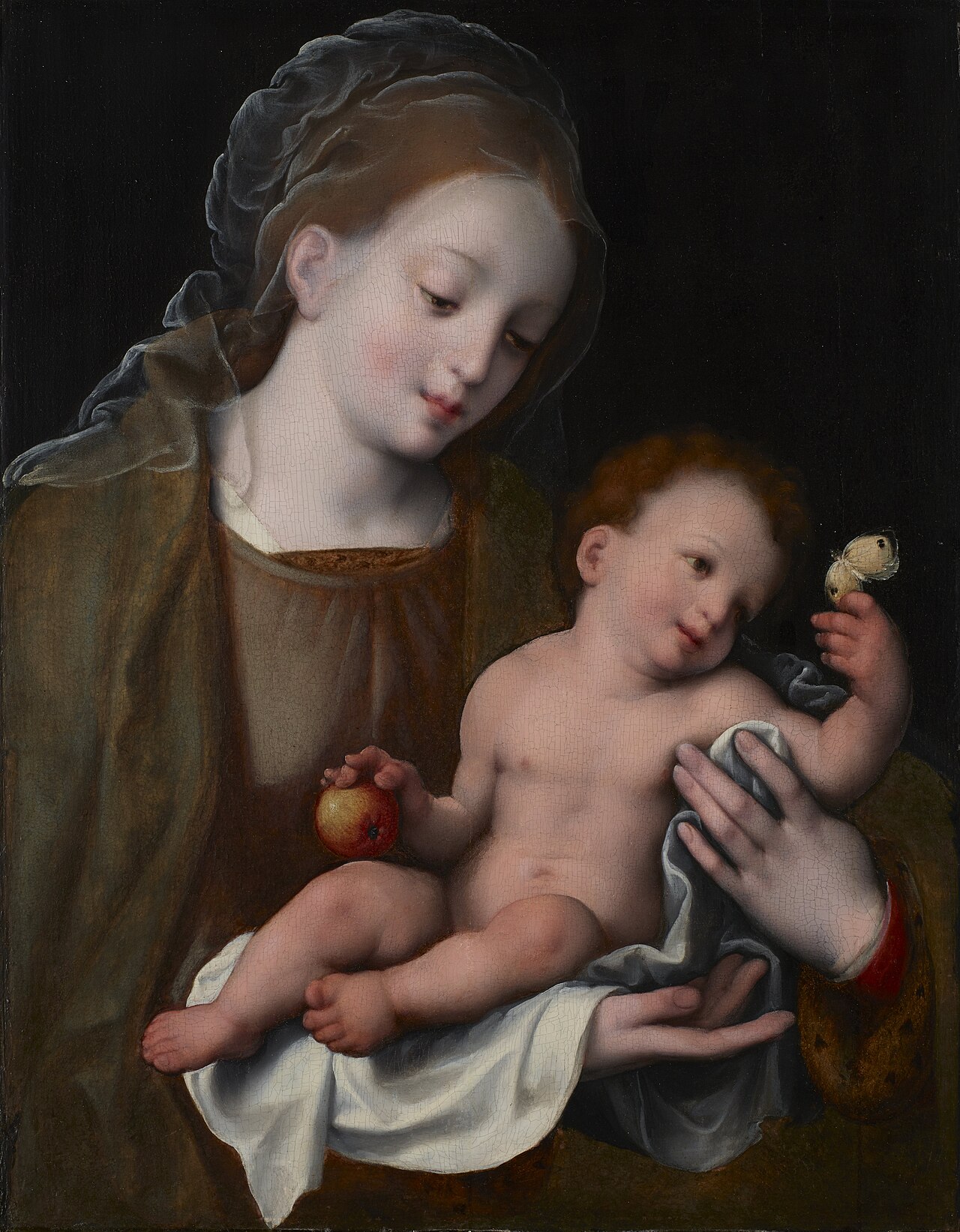 Madonna and Child by Cornelis van Cleve