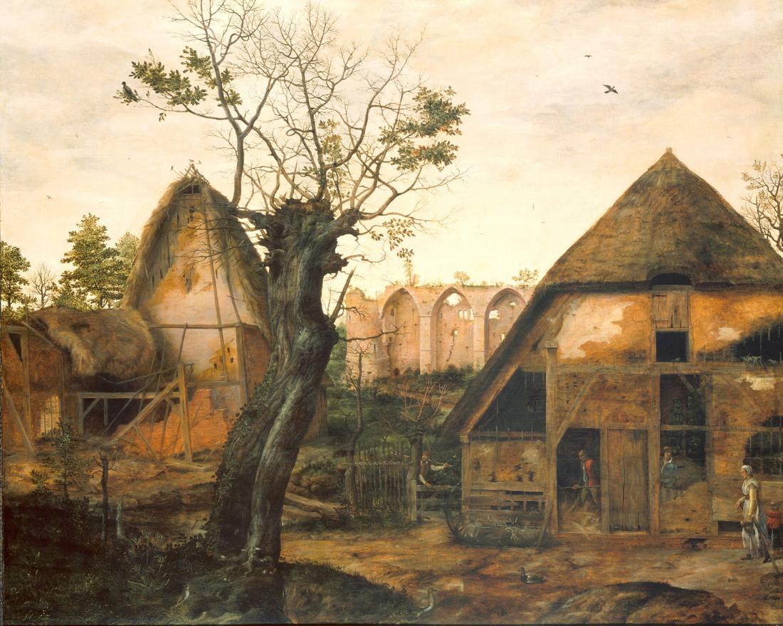 Landscape with Farm by Cornelis van Dalem