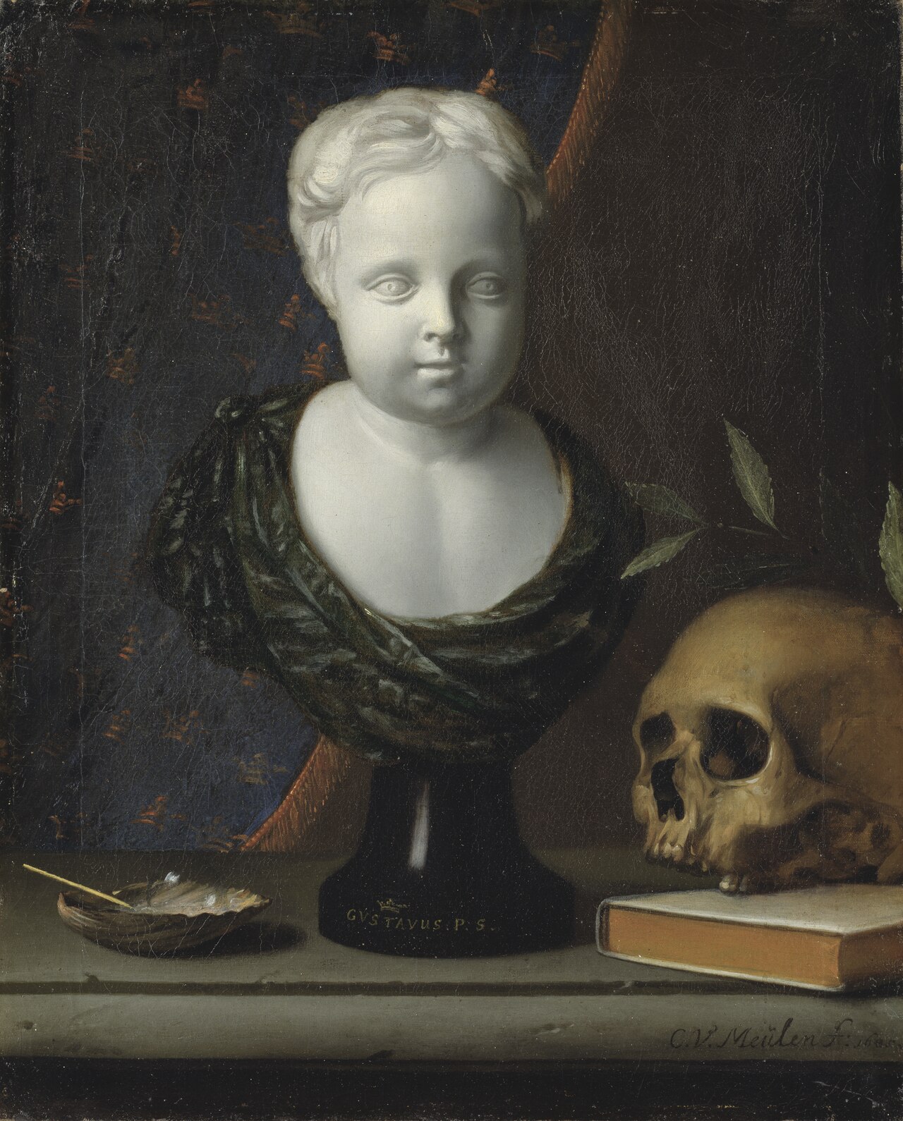 Gustav (1683-85), Prince of Sweden, Son of King Karl XI by Cornelis van der Meulen
