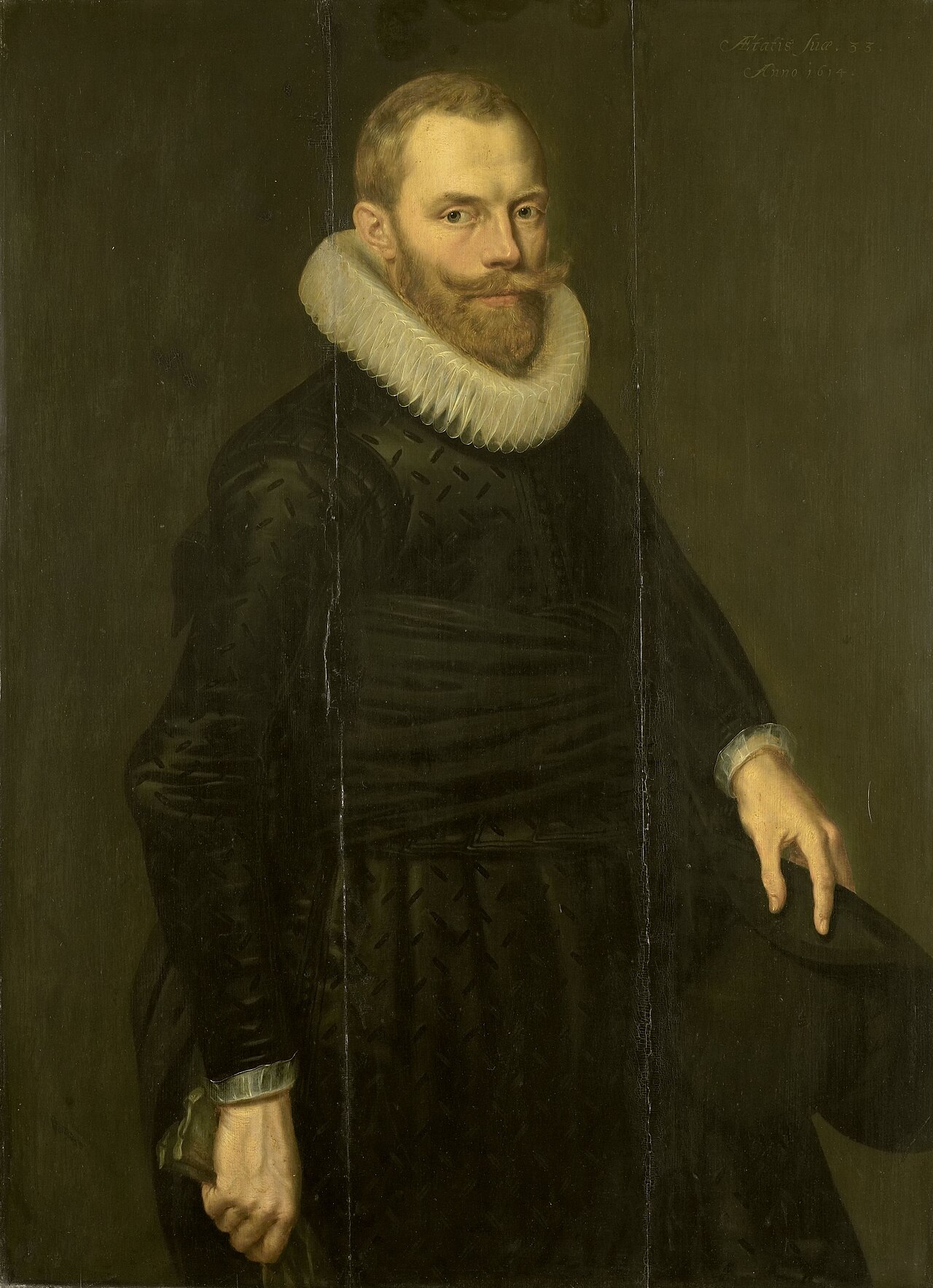 Portrait of Dirck Hasselaer (1581-1645) by Cornelis van der Voort