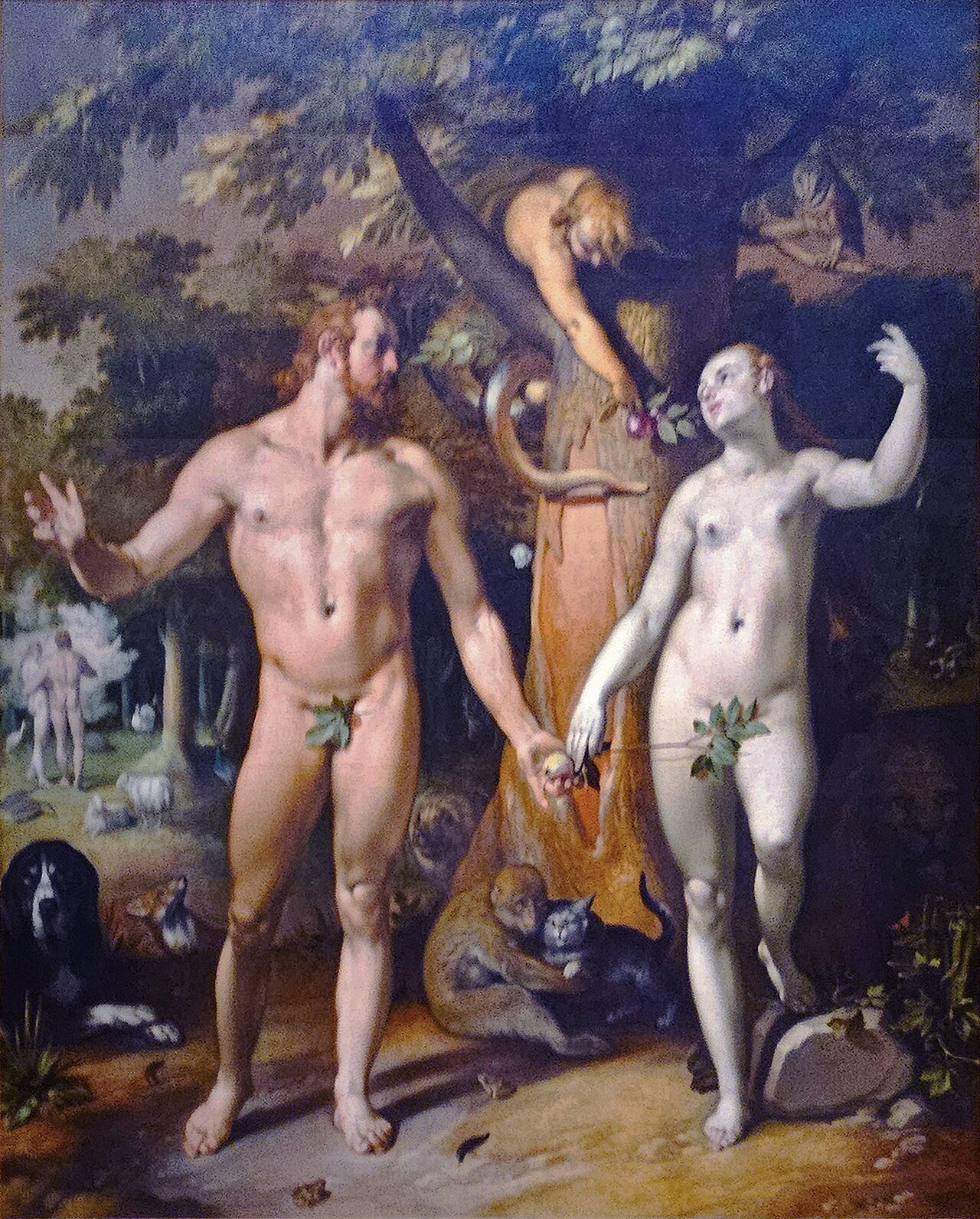 The Fall of Man by Cornelis van Haarlem