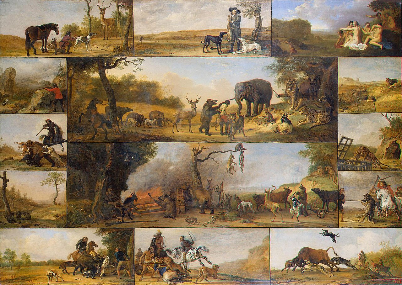 Punishment of a Hunter by Cornelius van Poelenburgh