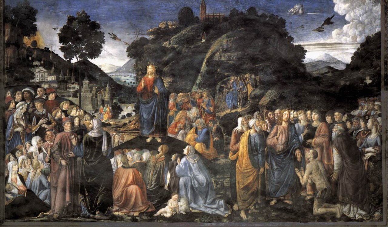 Sermon on the Mount by Cosimo Rosselli