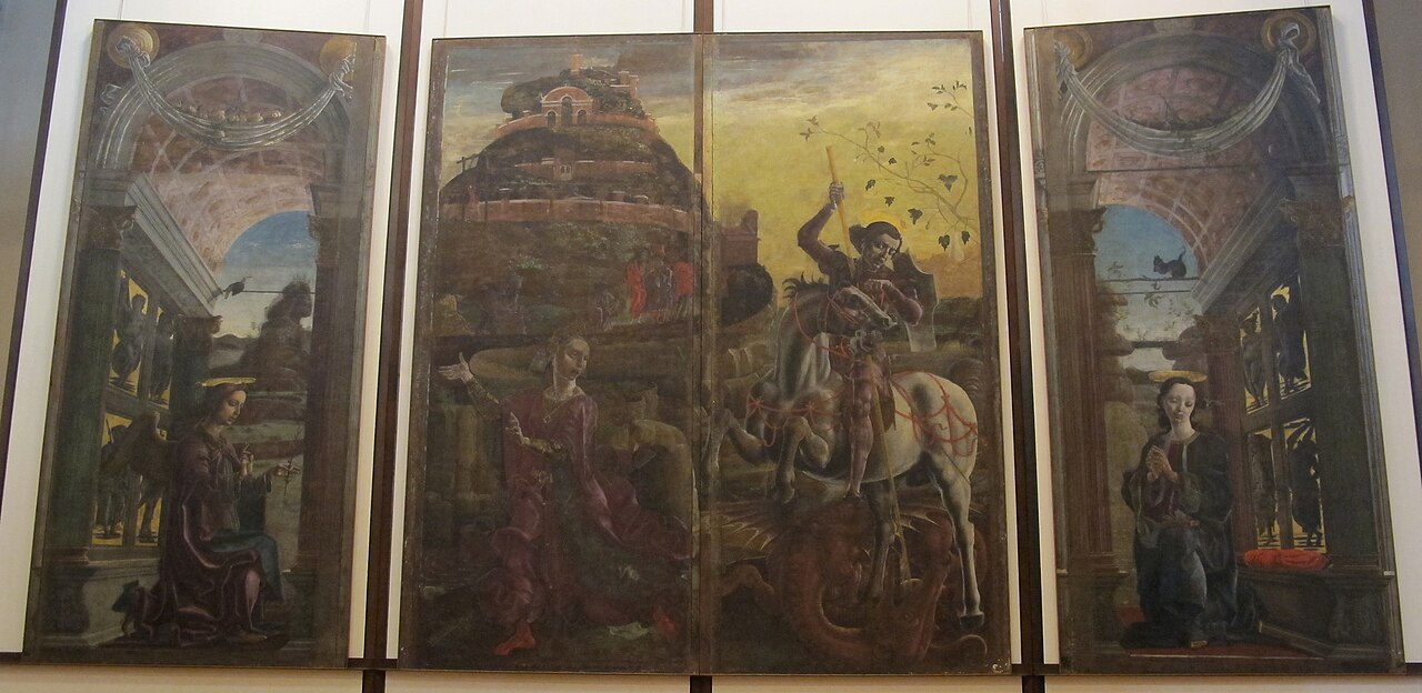 Triptych by Cosimo Tura