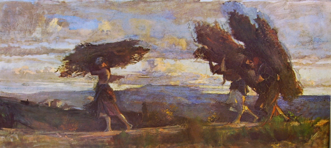 Boscaiole with fagots by Cristiano Banti