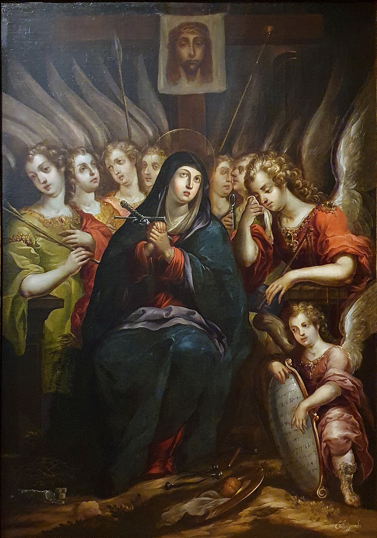 Our Lady of Sorrows by Cristóbal de Villalpando