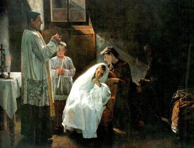 The First and Last Communion by Cristóbal Rojas