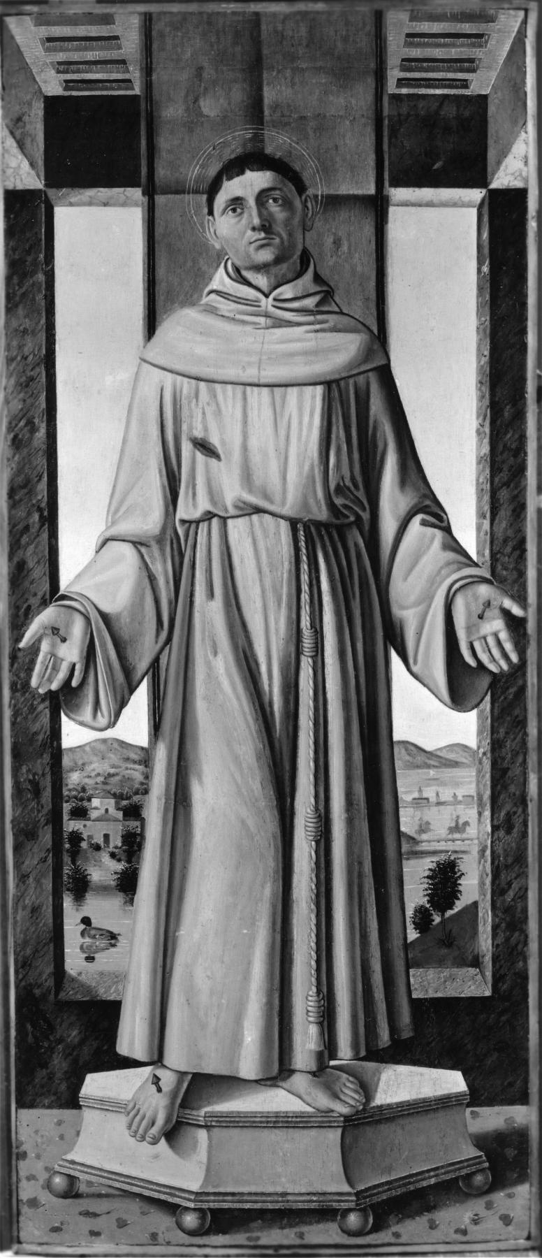 Saint Louise of Toulouse, Saint Francis and the Blessed John Capistrano by Cristoforo Caselli