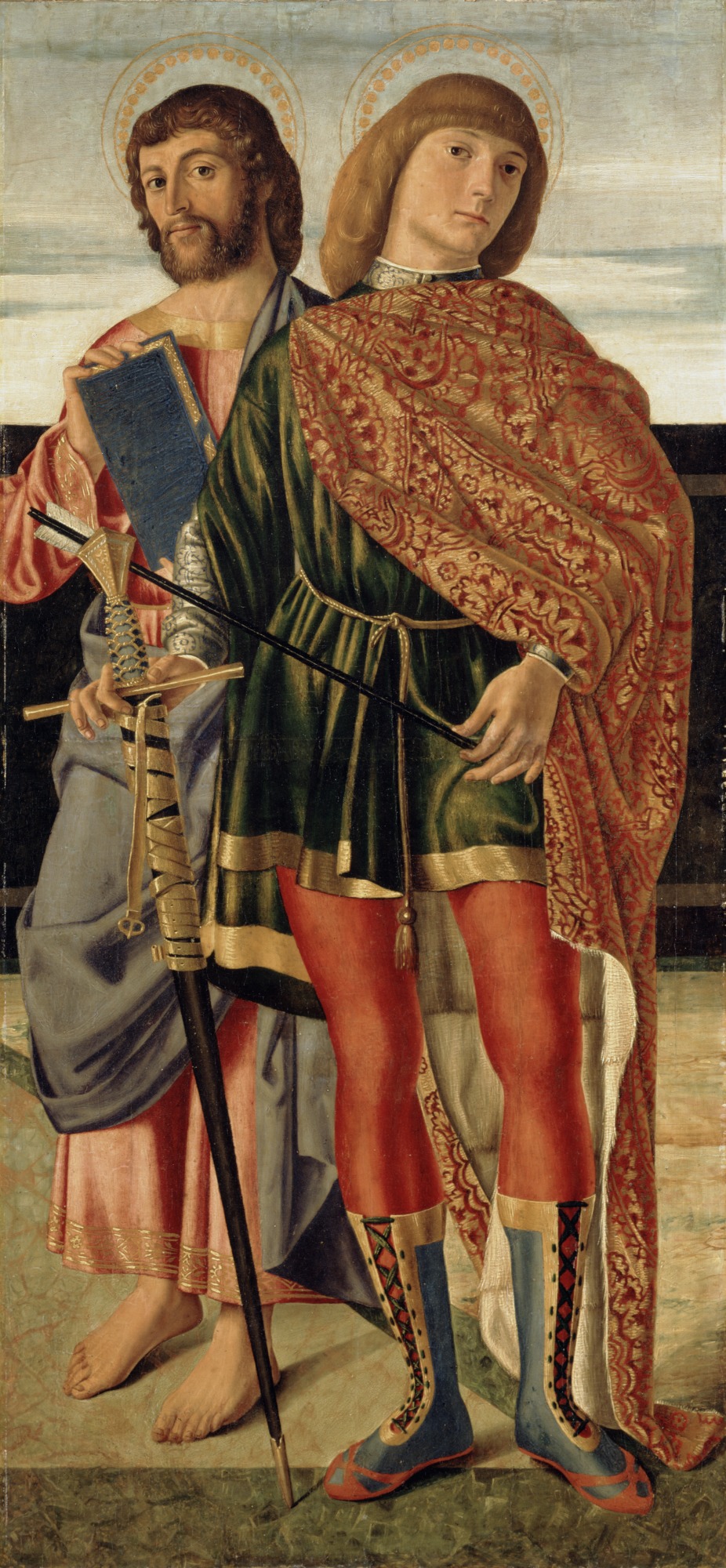 Saint Matthew and Saint Sebastian by Cristoforo Caselli