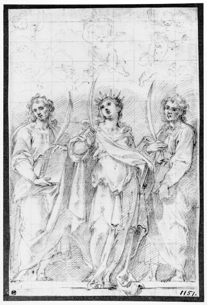 S. Domitilla between S. Nereo and S. Achilleo by Cristoforo Roncalli