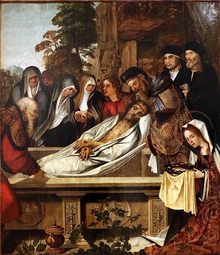 Deposição de Cristo no Túmulo by Cristóvão de Figueiredo