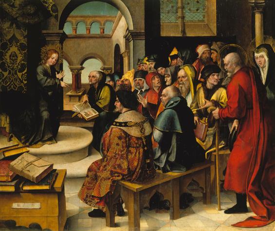 Jesus among the Doctors by Cristóvão de Figueiredo