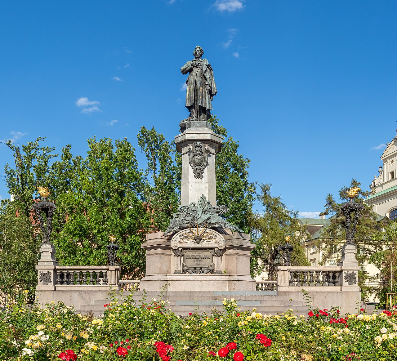 Adam Mickiewicz Monument, Warsaw by Cyprian Godebski