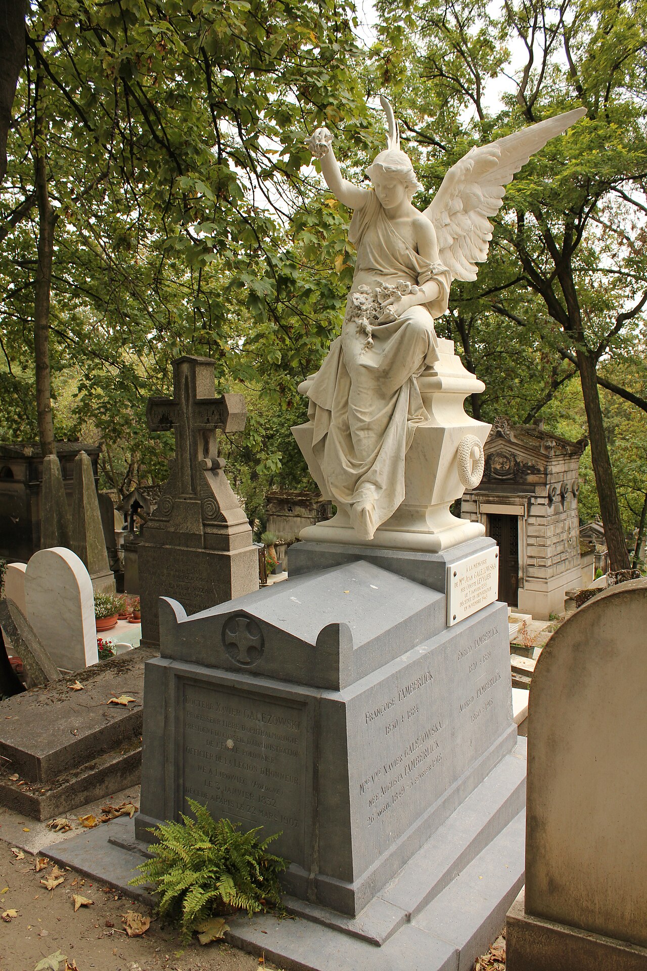 Grave of Galezowski-Tamberlick by Cyprian Godebski
