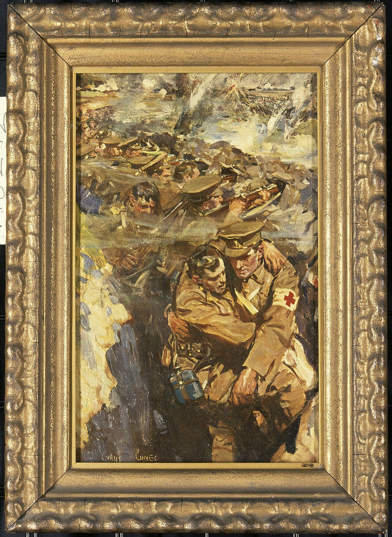 World War I: The Red Cross in the trenches by Cyrus Cuneo