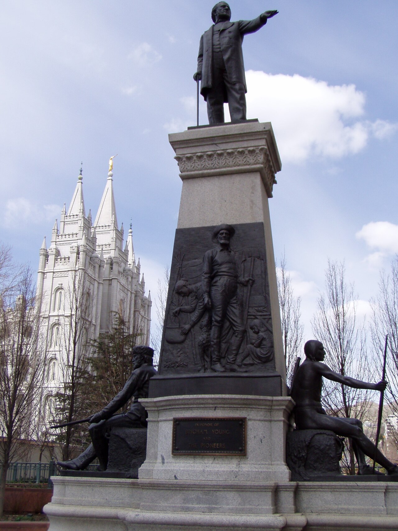Brigham Young Monument by Cyrus Edwin Dallin