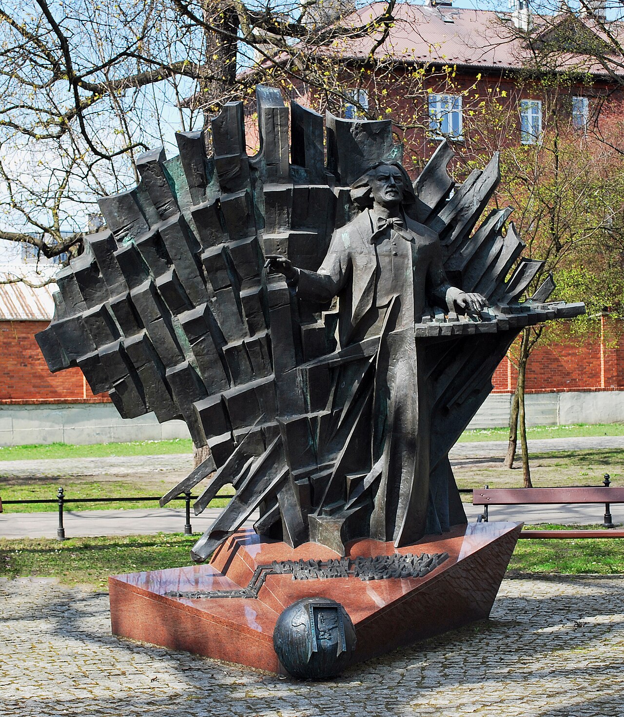 Ignacy Paderewski Monument in Kraków by Czesław Dźwigaj