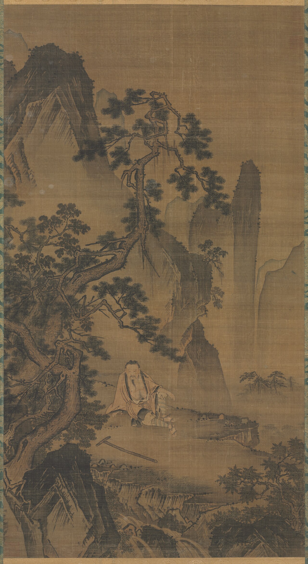 The Hermit Xu You Resting by a Stream by Dai Jin