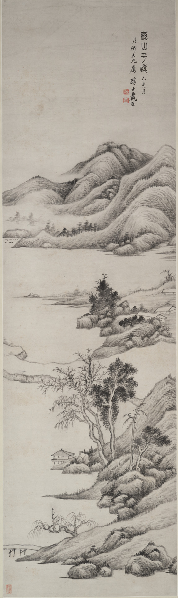 Distant Streams and Mountain by Dai Xi