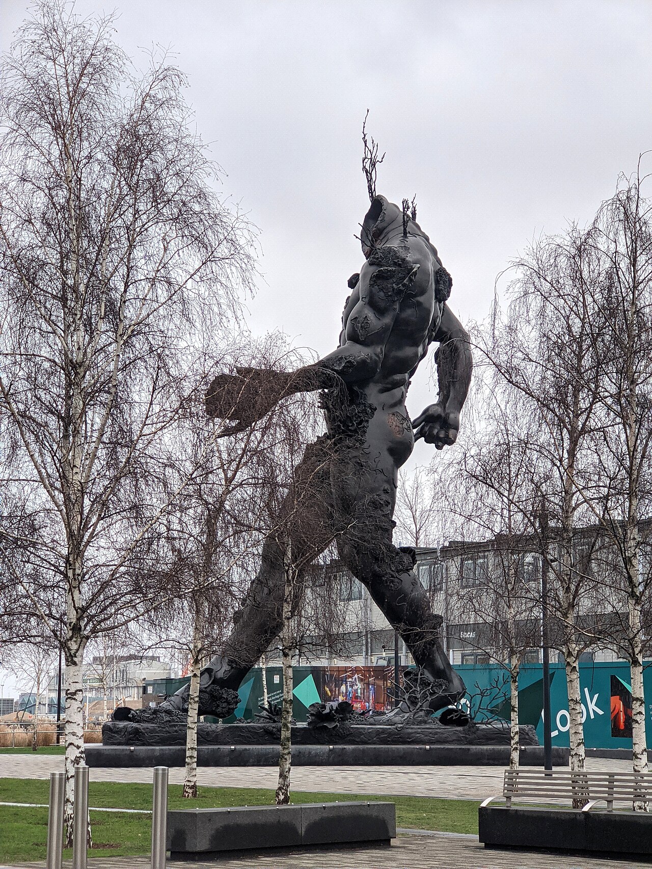 Demon with Bowl by Damien Hirst