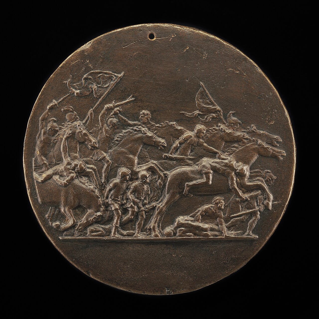 Cavalry Charge [reverse] by Danese Cattaneo