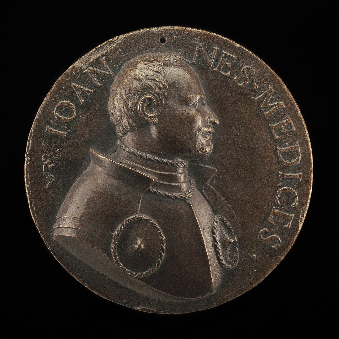 Giovanni de' Medici delle Bande Nere, 1498-1526 [obverse] by Danese Cattaneo