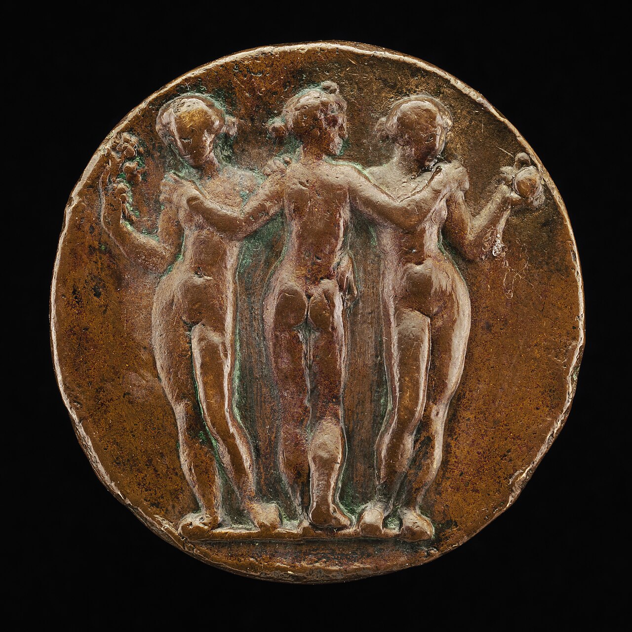 The Three Graces [reverse] by Danese Cattaneo