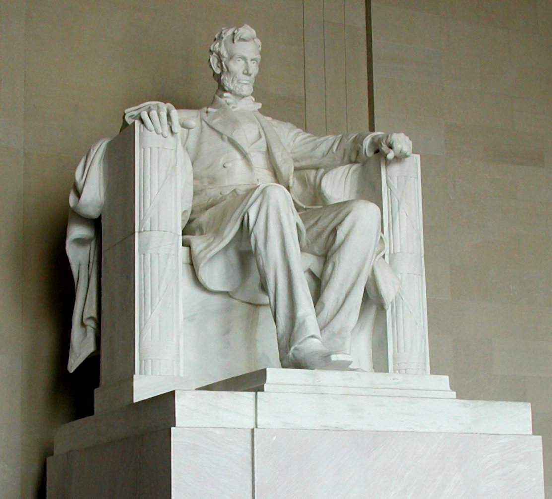 Statue of Abraham Lincoln by Daniel Chester French