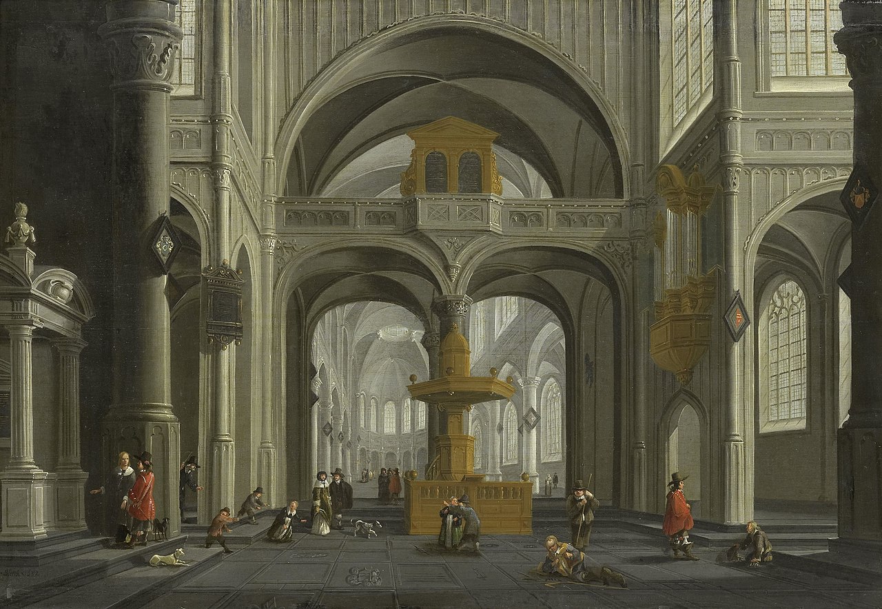 Church interior by Daniël de Blieck