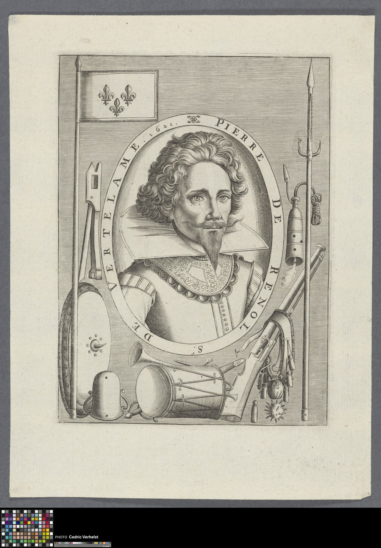 Portrait of Pierre de Renol, French engraver by Daniel Dumonstier
