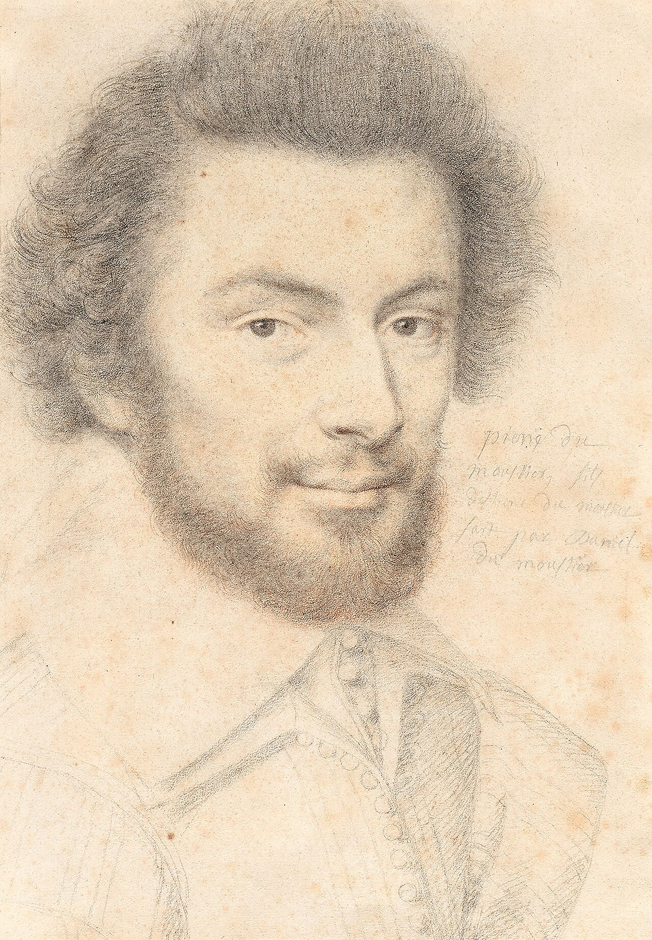 Portrait of Pierre II Dumonstier by Daniel Dumonstier