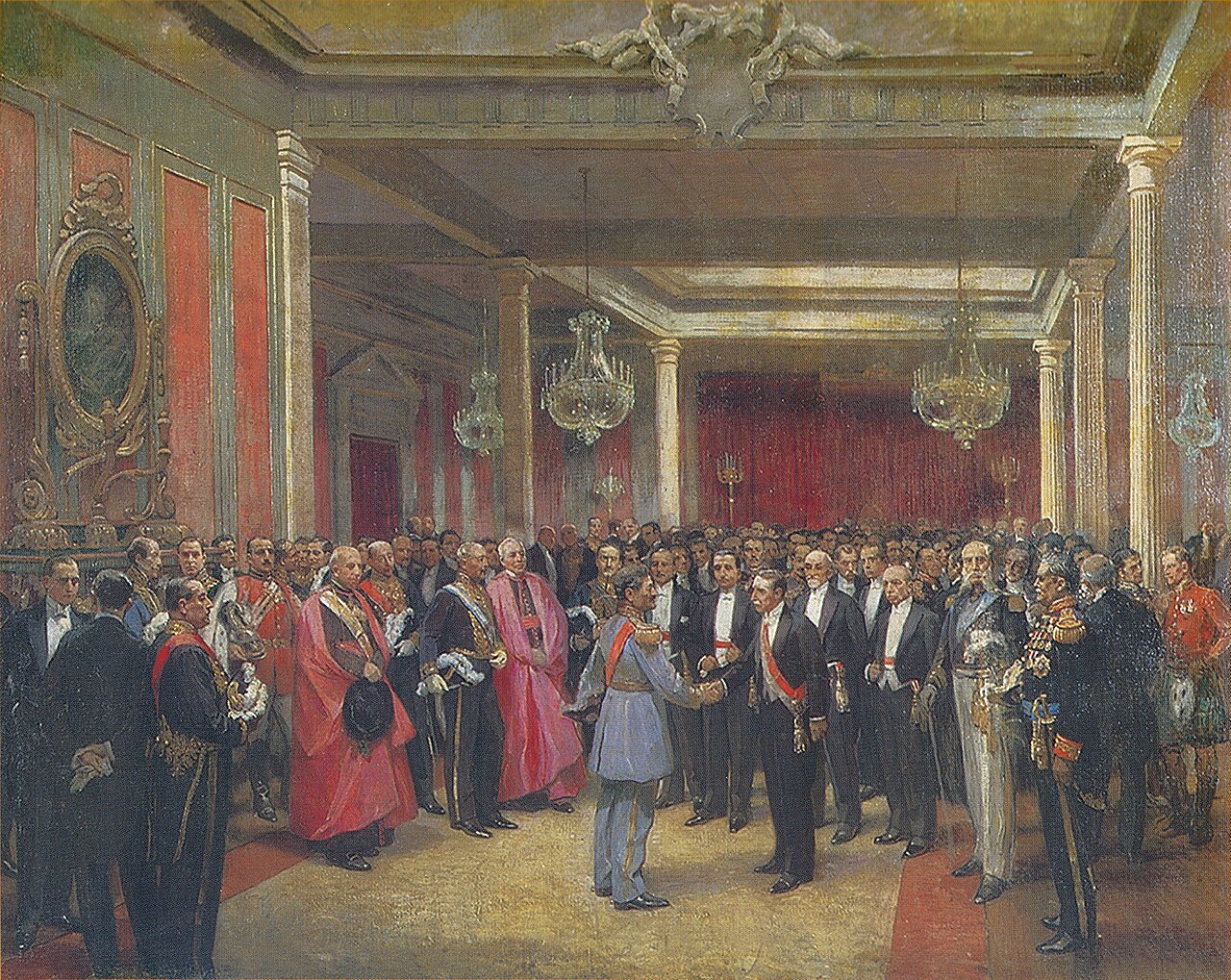 Saludo al presidente by Daniel Hernández Morillo